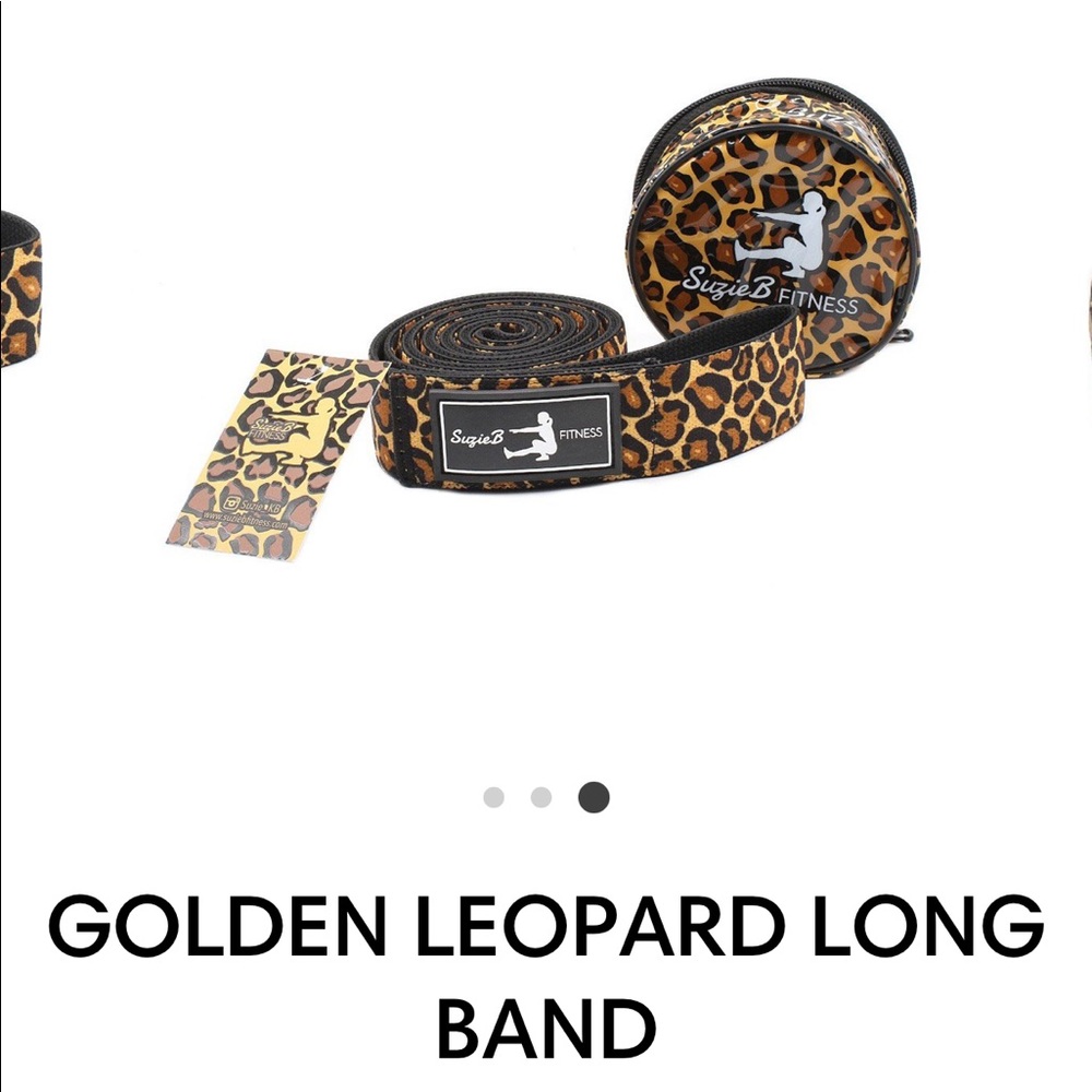 SuzieB Golden Leopard Long Band